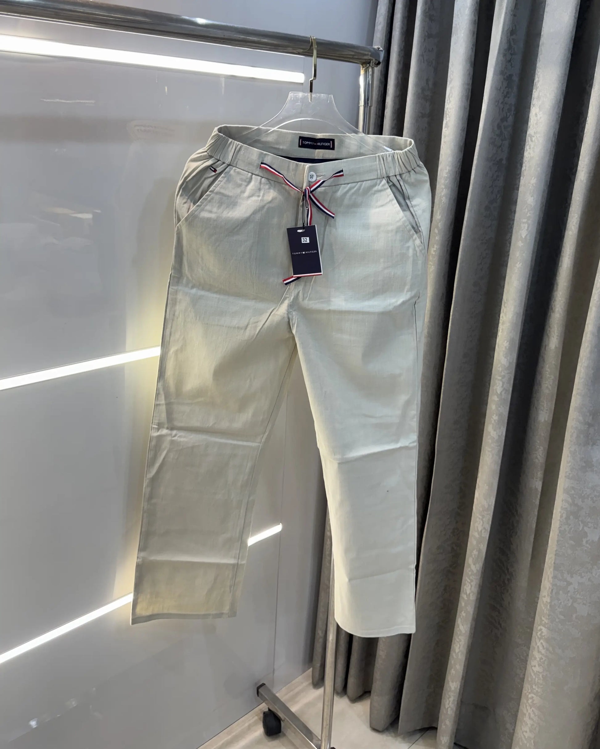 Tommy  Hilfiger Beige Premium Classic Trouser