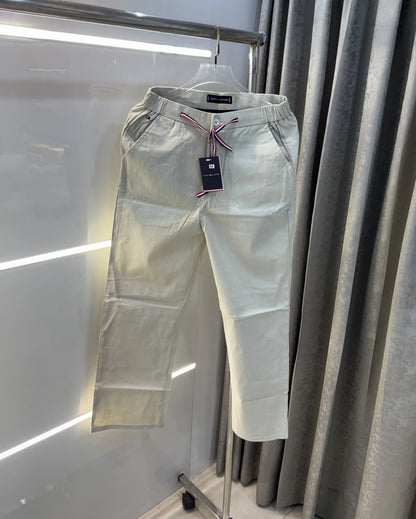 Tommy  Hilfiger Beige Premium Classic Trouser