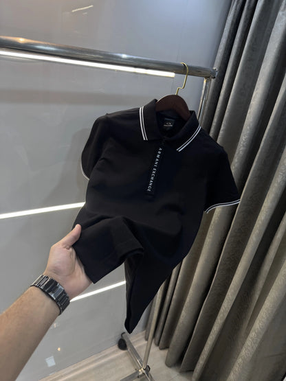 Arman i Exchange Black Imported Polo T-Shirt