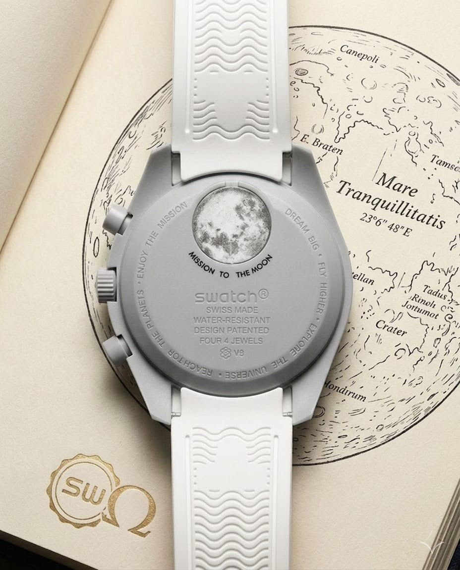 OMG. Moon Limited Edition White Premium Watch