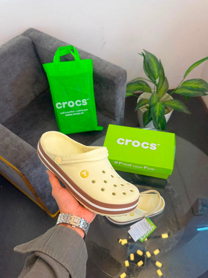 Crocs Crocband Gum Clog Cream