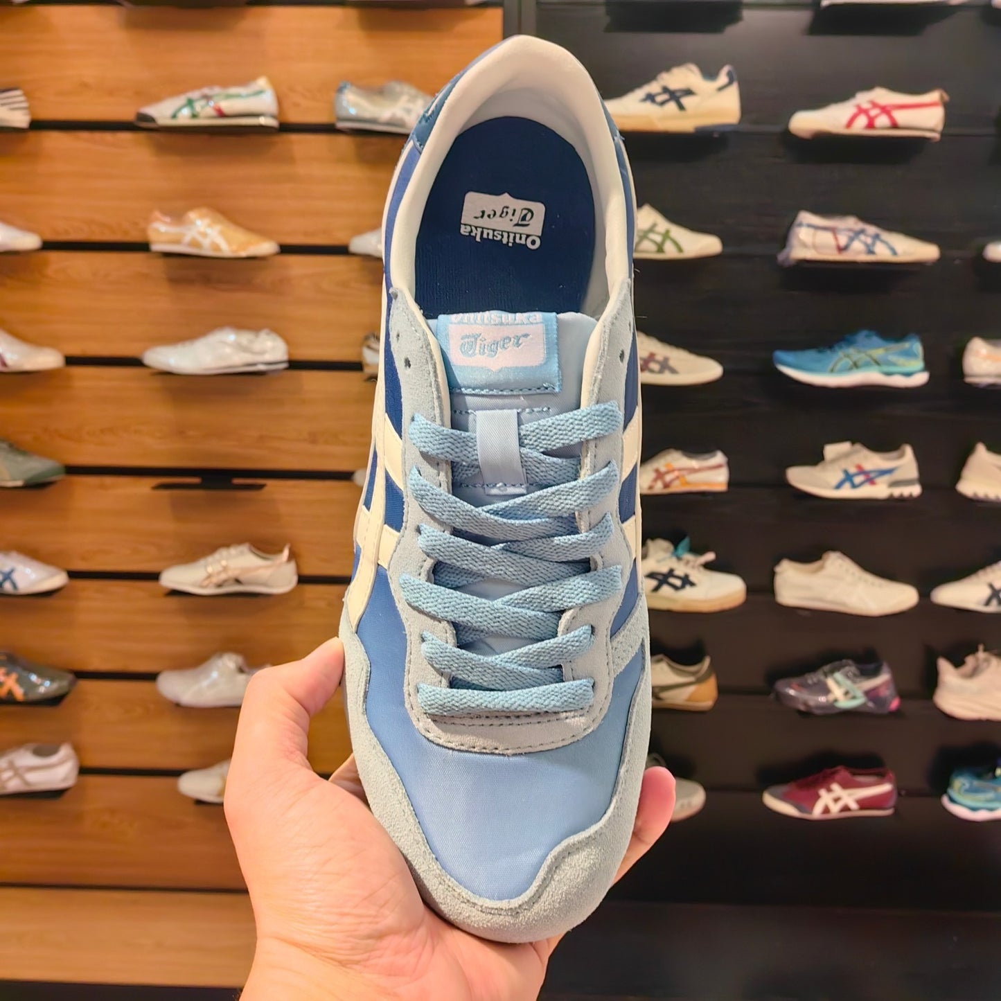 O.Tiger Serrano Arctic Sky White Peach Mens