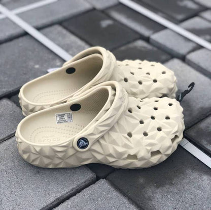 Crocs Classic Geometric Clogs Beige
