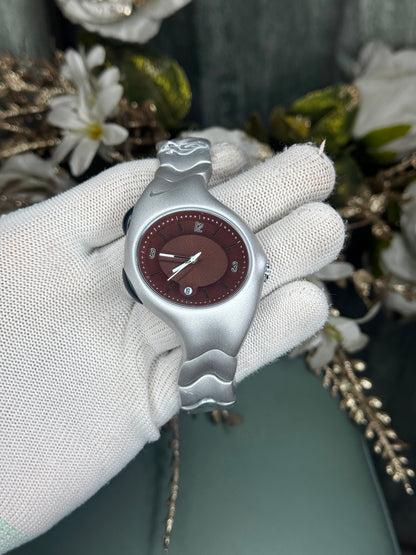 NK Sports Silver Brown Premium Quartz