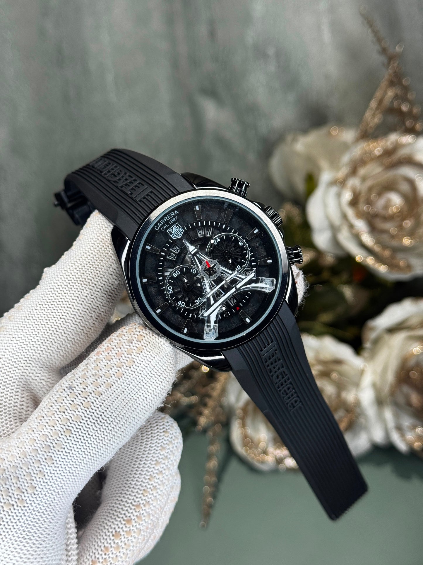 CAR Tag Heuer Eiffel Edition All Black Chronograph Limited Edition