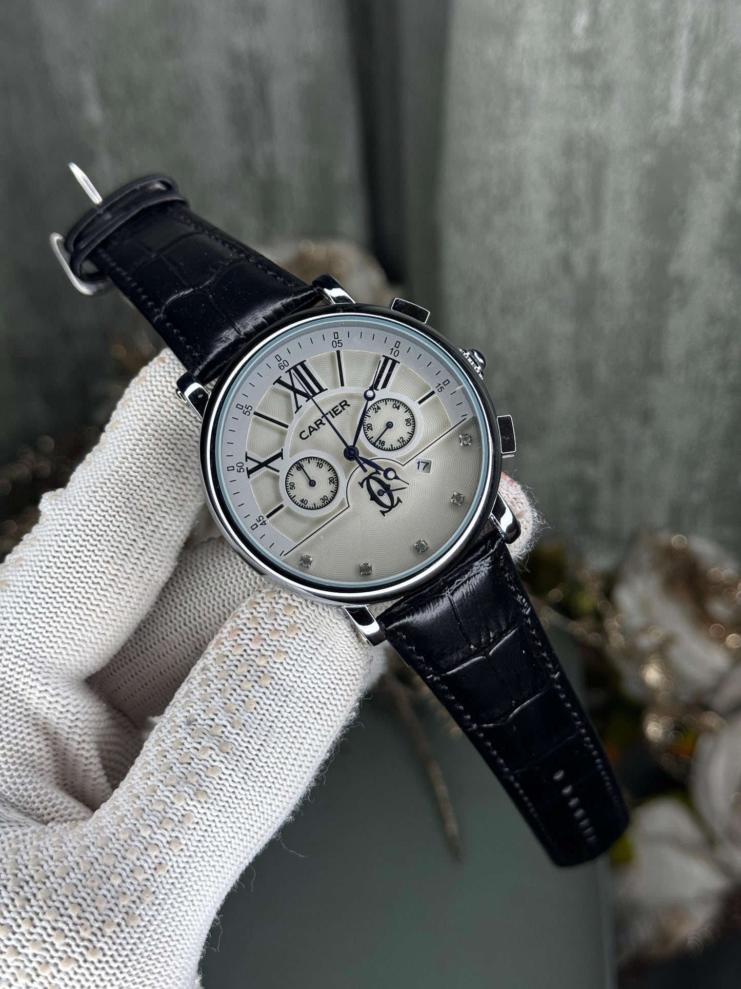 CR Chronograph Black Belt Premium Quartz