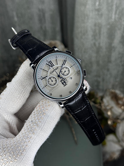 CR Chronograph Black Belt Premium Quartz