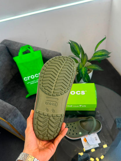 Crocs Crocband Gum Clog Olive