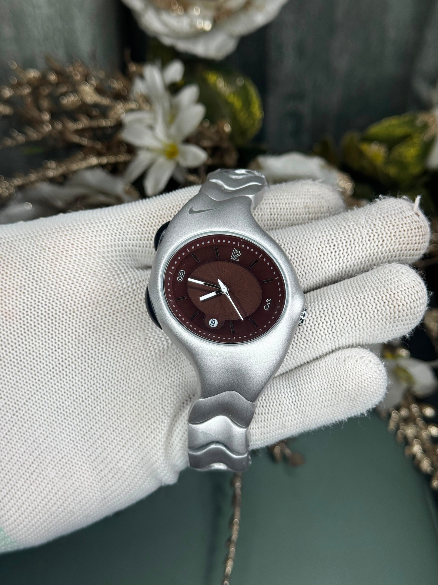 NK Sports Silver Brown Premium Quartz