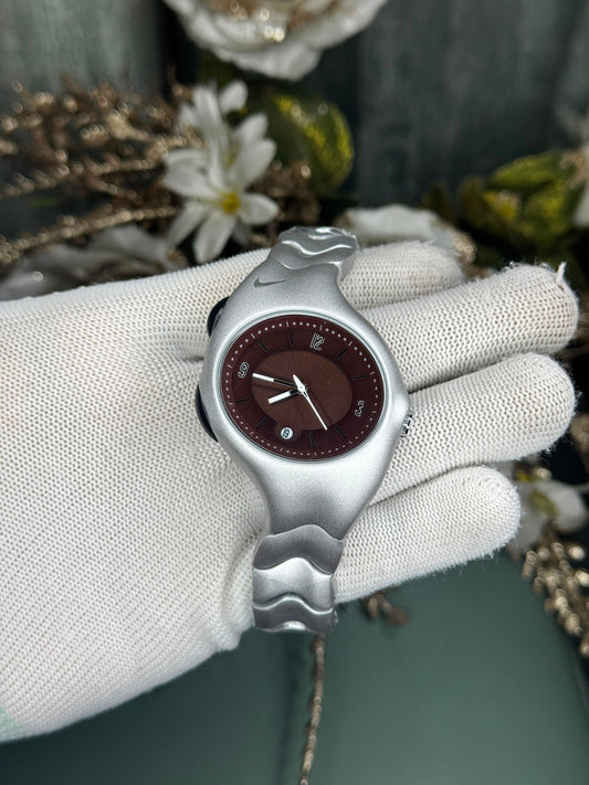 NK Sports Silver Brown Premium Quartz