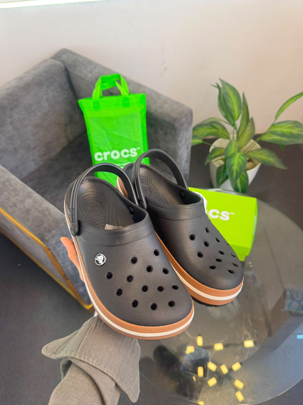 Crocs Crocband Gum Clog Black