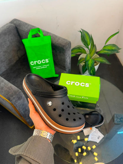 Crocs Crocband Gum Clog Black