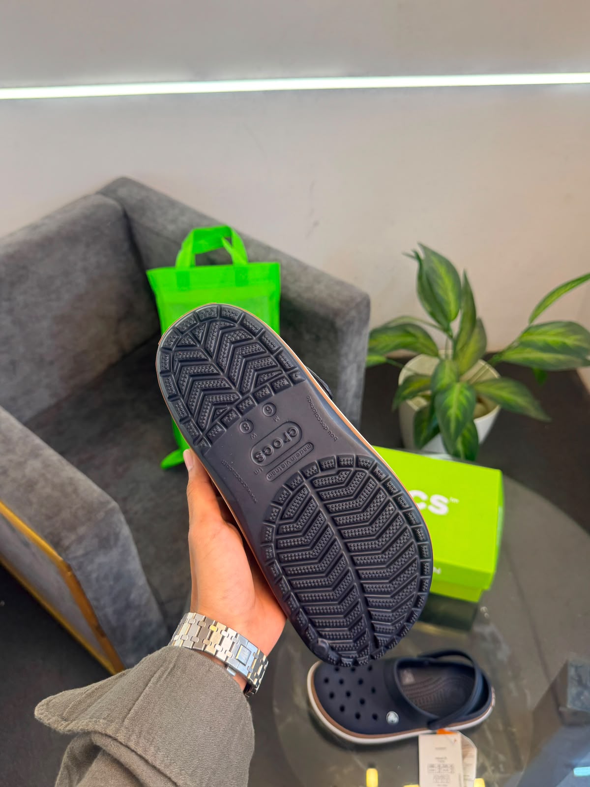 Crocs Crocband Gum Clog Navy