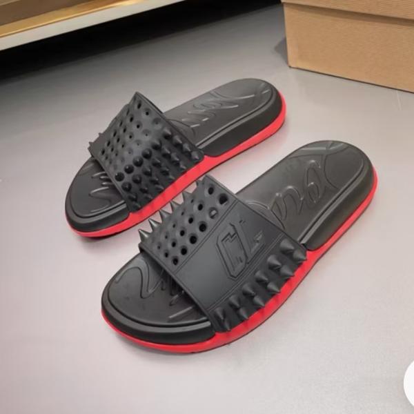 Christian louboutii.n take it easy slides Black