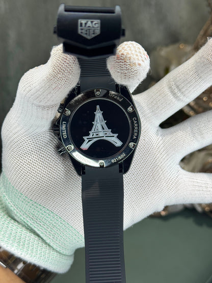 CAR Tag Heuer Eiffel Edition All Black Chronograph Limited Edition