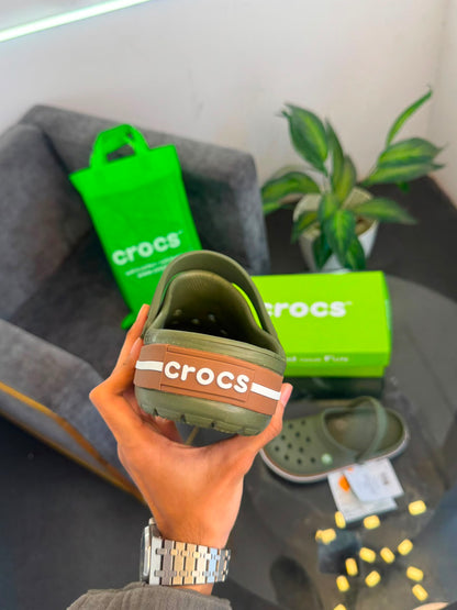 Crocs Crocband Gum Clog Olive