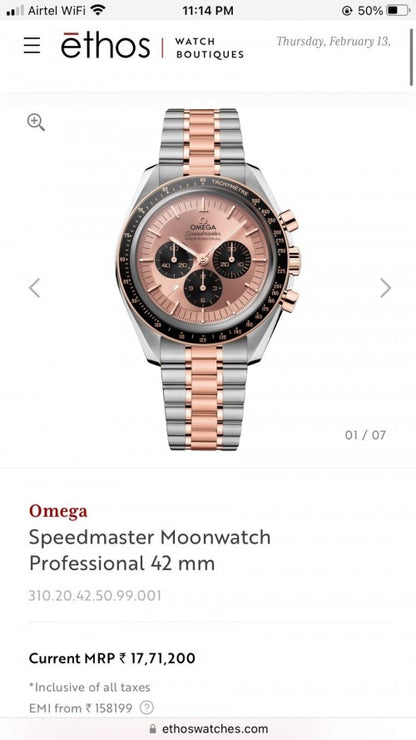 OMG. Speedmaster Professional Automatic