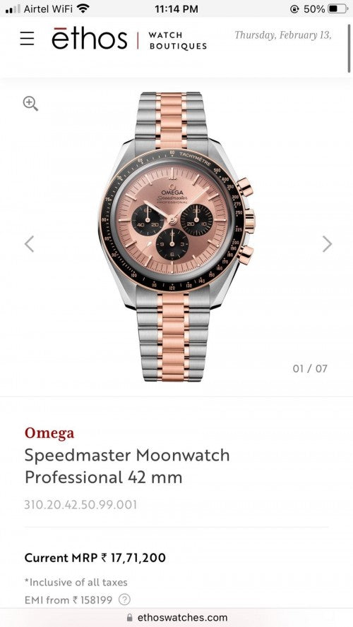 OMG. Speedmaster Professional Automatic