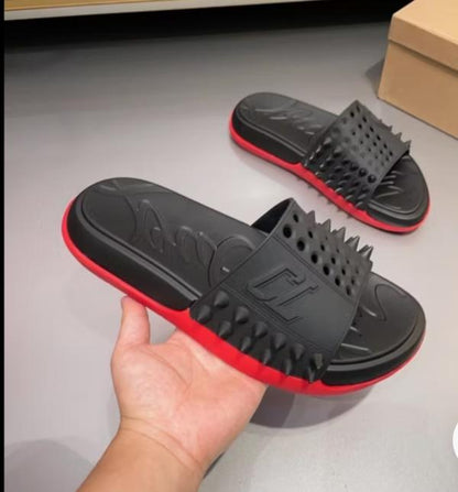 Christian louboutii.n take it easy slides Black