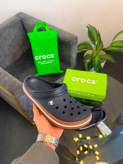 Crocs Crocband Gum Clog Navy