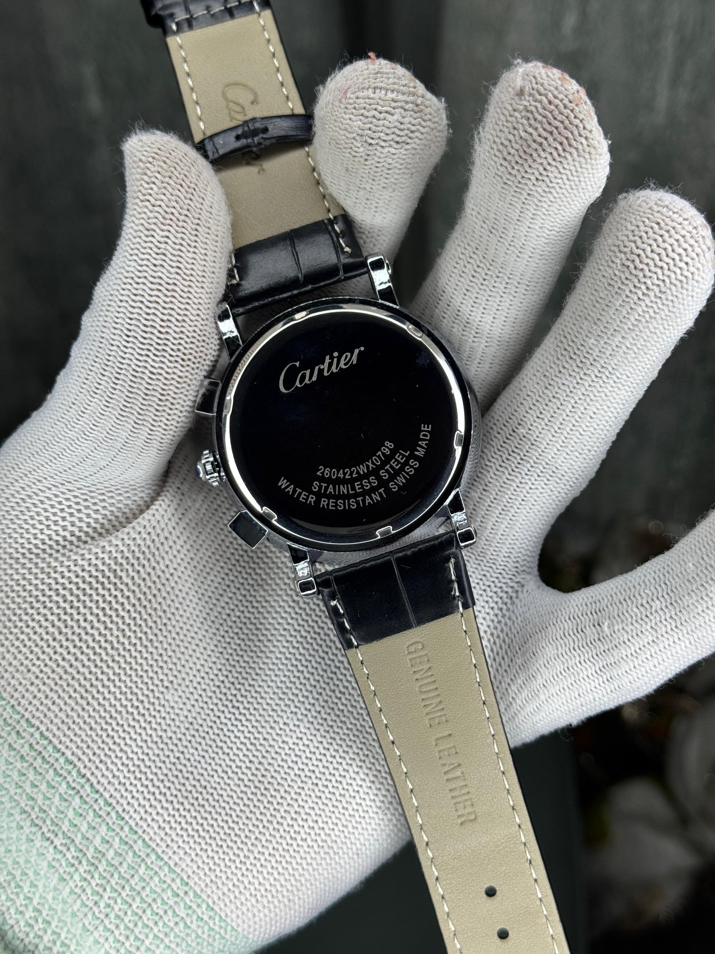 CR Chronograph Black Belt Premium Quartz