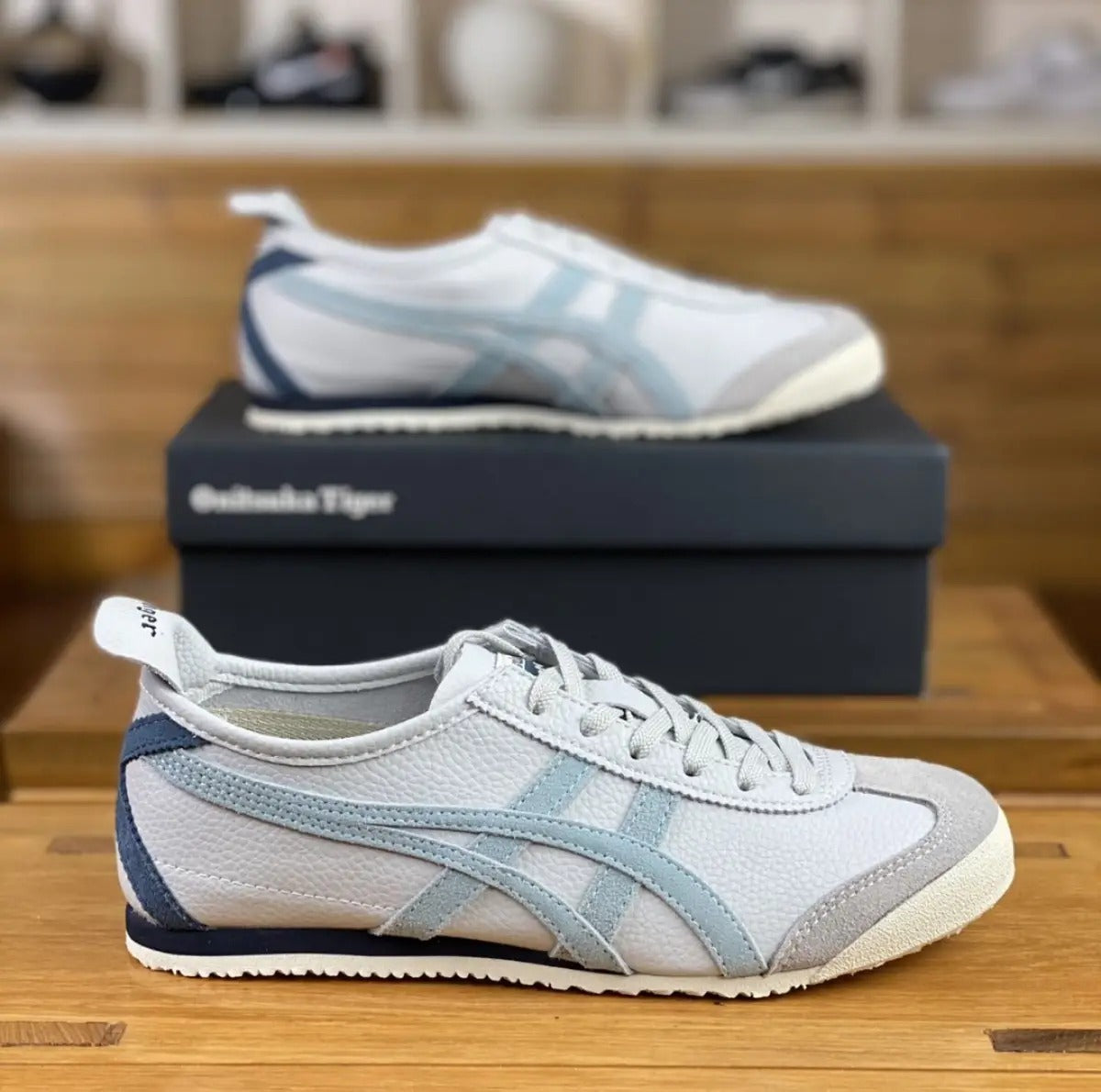 O.Tiger Mexico 66 Slip On White Sky Blue
