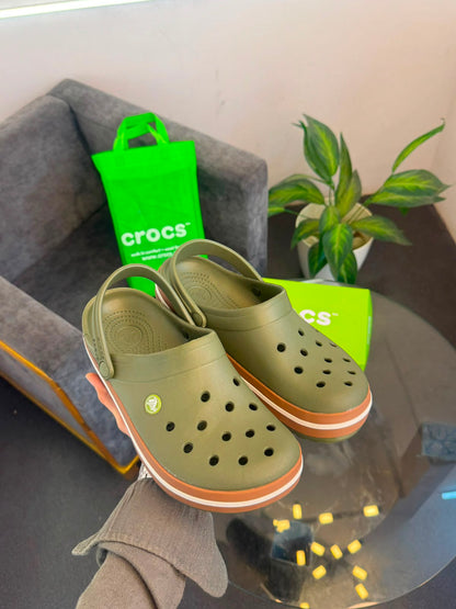 Crocs Crocband Gum Clog Olive