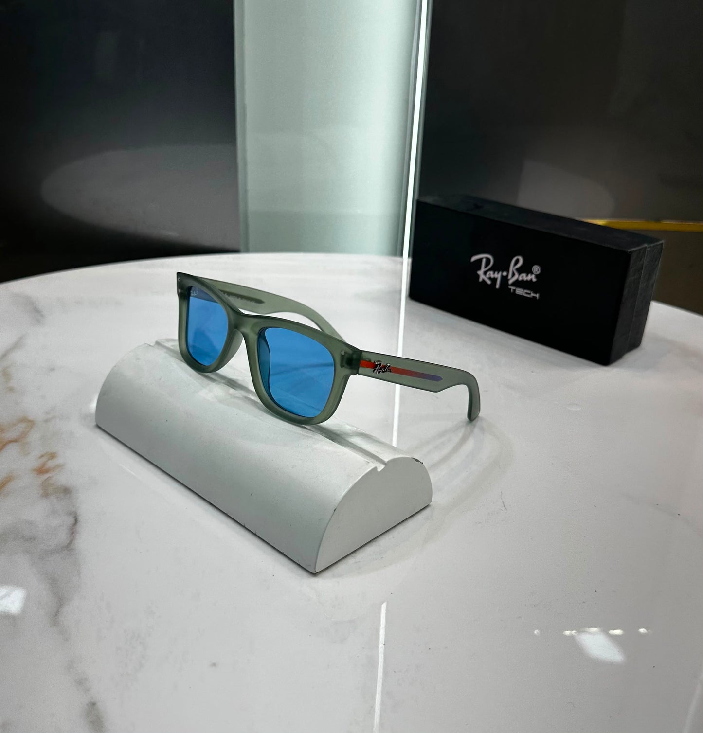 RB Matt Aqua Blue Luxury Shades